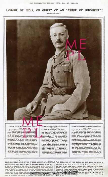 : Dyer - Saviour of India or Guilty of an error of judgement : Dyer - Saviour of India or Guilty of an error of judgement
