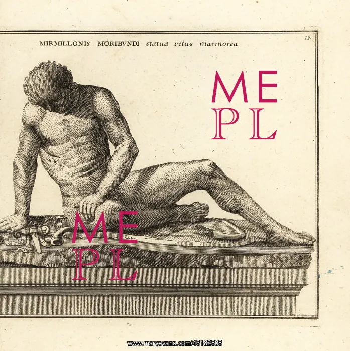 : The Dying Gaul, ancient Roman marble statue by Epigonus : The Dying Gaul, ancient Roman marble statue by Epigonus