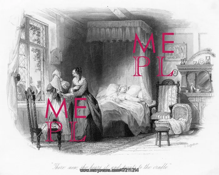: DYING MOTHER C1840 : DYING MOTHER C1840