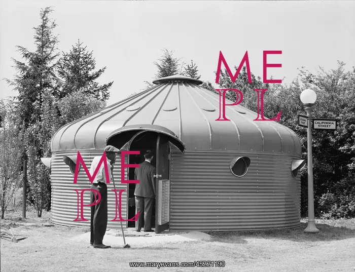: Dymaxion House, designed by futurist engineer ? : Dymaxion House, designed by futurist engineer ?