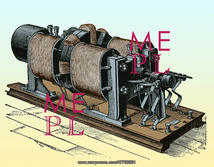 : Dynamo Electric Machine, 19th Century : Dynamo Electric Machine, 19th Century