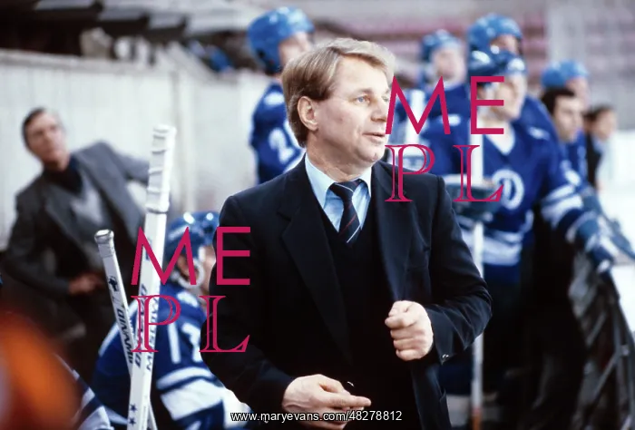 : Dynamo Moscow's coach Yuri Moiseev, 1986 : Dynamo Moscow's coach Yuri Moiseev, 1986