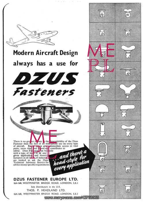  : Dzus Fasteners