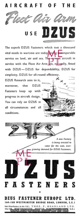  : Dzus Fasteners