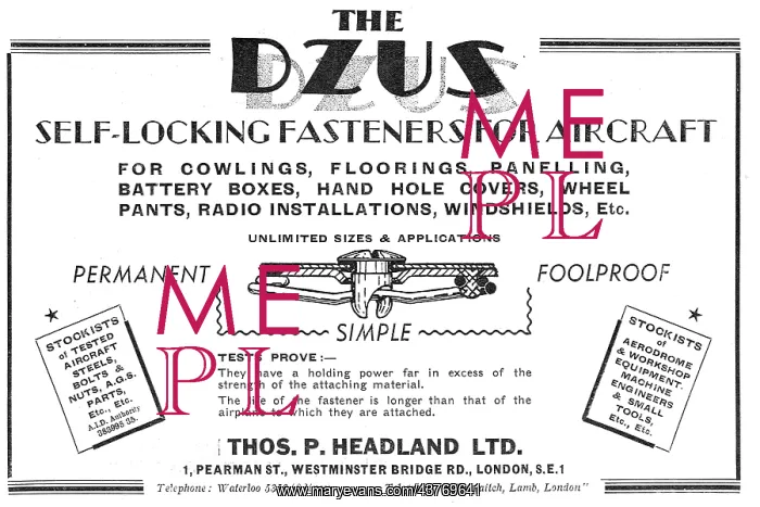 : Dzus Self-Locking Fasteners : Dzus Self-Locking Fasteners