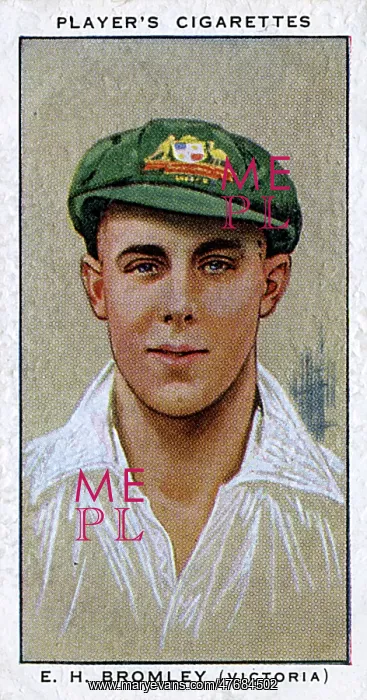  : E H Bromley, Australian cricketer, Victoria