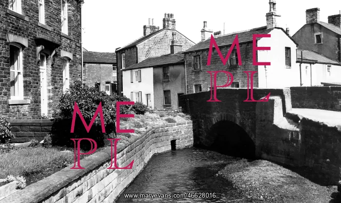  : Earby, the Bridge and River c1965