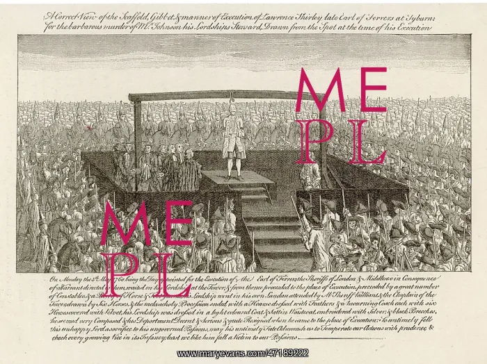 : EARL FERRERS EXECUTED : EARL FERRERS EXECUTED