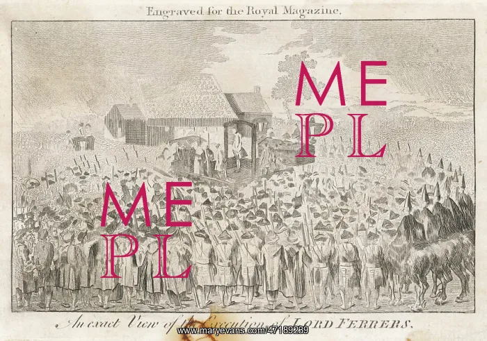 : EARL FERRERS EXECUTED : EARL FERRERS EXECUTED