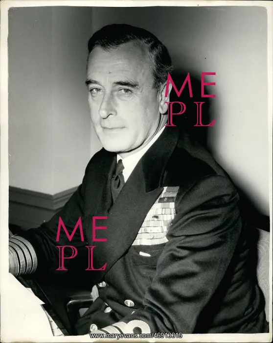 : Earl Mountbatten as First Sea Lord : Earl Mountbatten as First Sea Lord