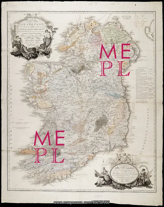  : Earliest geological map of Ireland [1814]