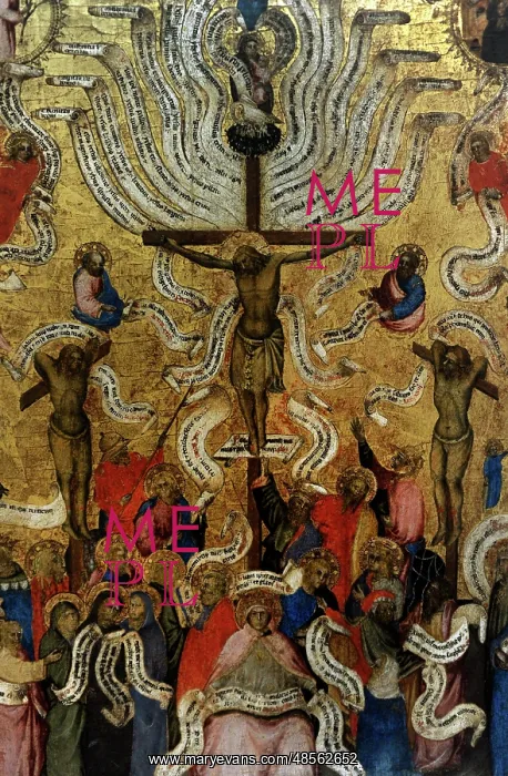 : Early 15th C. North Italian master. The Crucifixion. Nationa : Early 15th C. North Italian master. The Crucifixion. Nationa