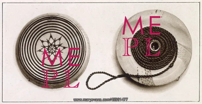 : An Early 19th century Yo-Yo : An Early 19th century Yo-Yo