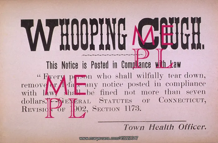 : Early 20th century quarantine sign for the ? : Early 20th century quarantine sign for the ?
