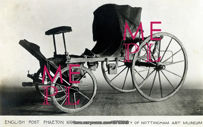 : Early English Post Phaeton Carriage : Early English Post Phaeton Carriage