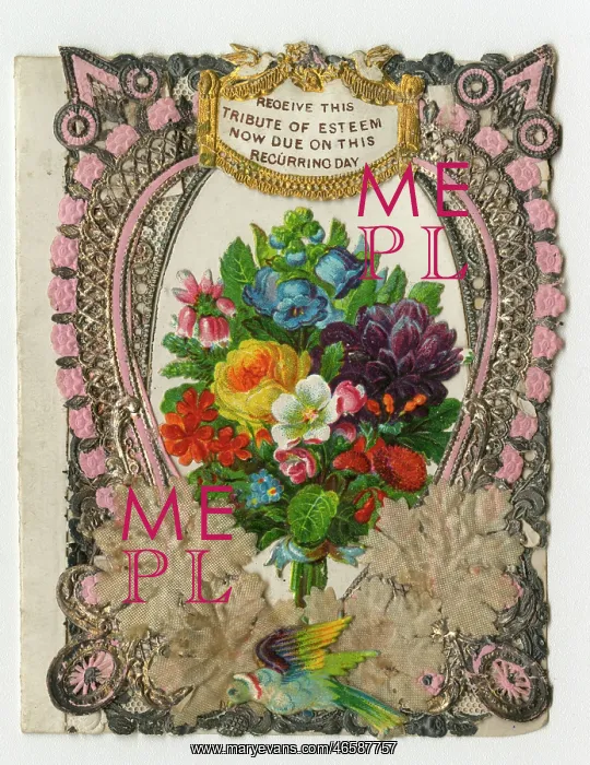 : Early Greetings Card (Victorian) : Early Greetings Card (Victorian)
