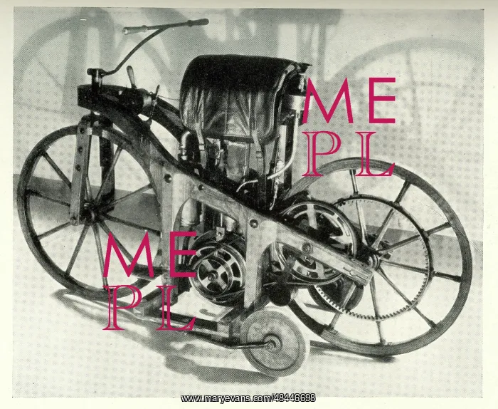 : Early Motoring - The First Motor Bicycle : Early Motoring - The First Motor Bicycle