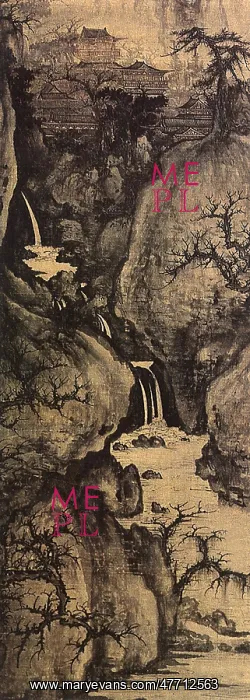 : Early Spring: Waterfall : Early Spring: Waterfall