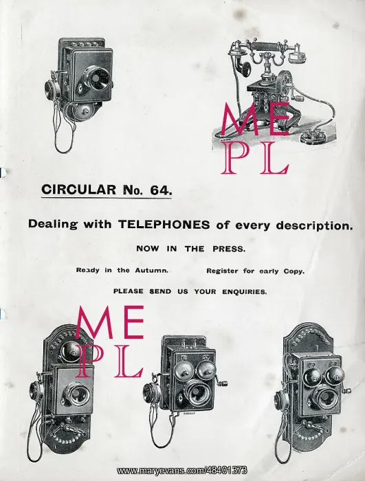  : Early telephones of every description