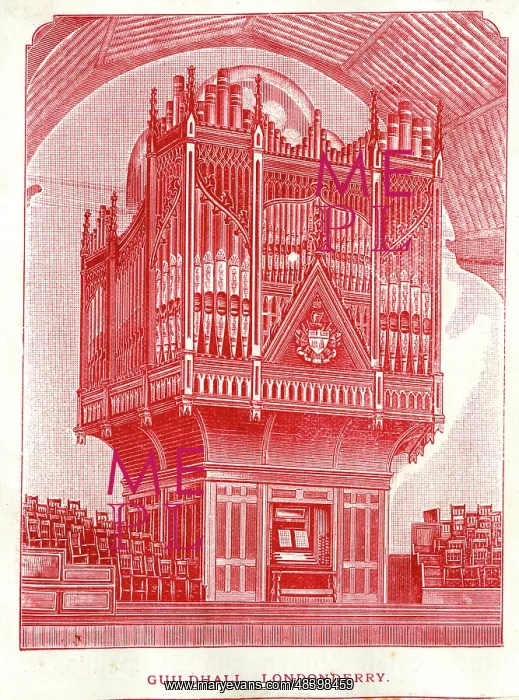  : Early Victorian organ, Guildhall, Londonderry, Ireland