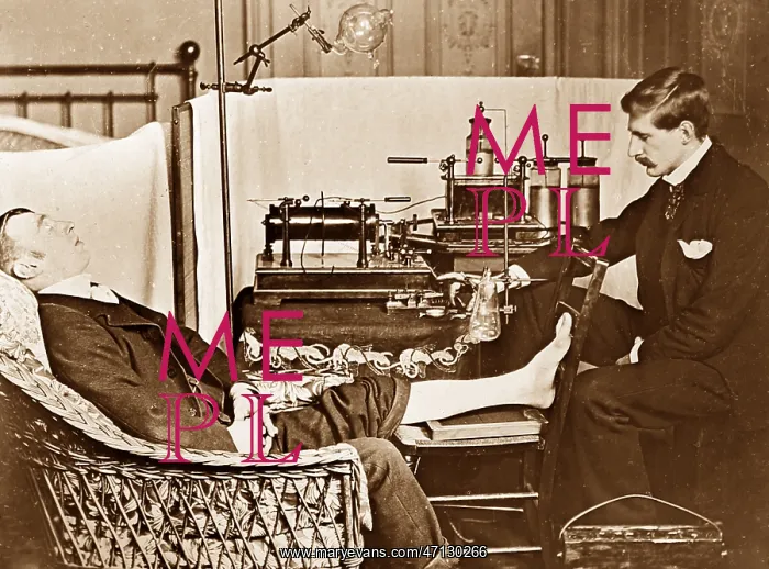 : Early x-ray equipment in the laboratory of Henry : Early x-ray equipment in the laboratory of Henry