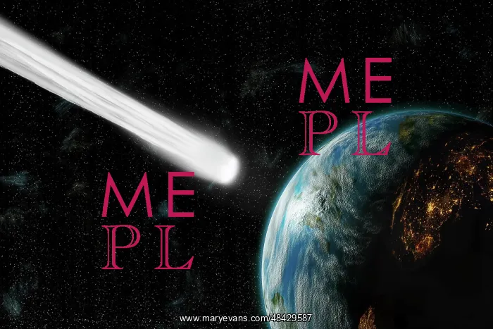  : An Earth-like planet facing an imminent collision with a ?