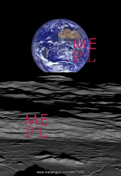 : Earth rise as seen from the edge of the Compton : Earth rise as seen from the edge of the Compton