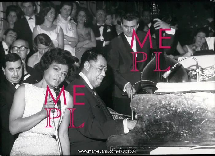 : Eartha Kitt and Duke Ellington perform in Munich : Eartha Kitt and Duke Ellington perform in Munich