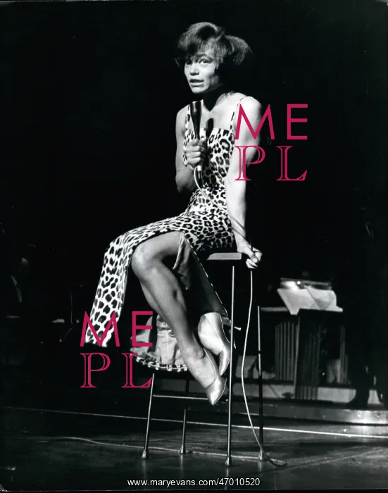 : Eartha Kitt, singer, opening night at Talk of the Town : Eartha Kitt, singer, opening night at Talk of the Town
