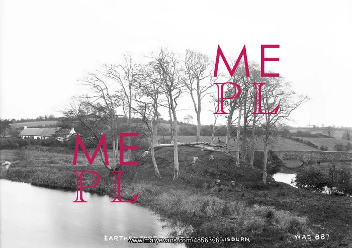 : Earthen fort on the Lagan at Lisburn : Earthen fort on the Lagan at Lisburn