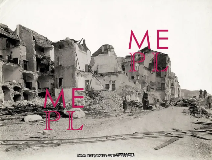 : Earthquake damage, Bussana Vecchia, Sanremo, Italy 1887 : Earthquake damage, Bussana Vecchia, Sanremo, Italy 1887