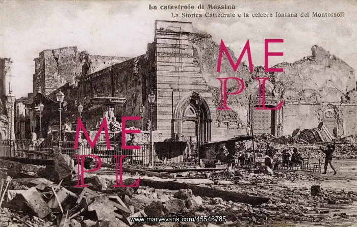 : Earthquake - Damage to the Cathedral, Messina, Sicily : Earthquake - Damage to the Cathedral, Messina, Sicily