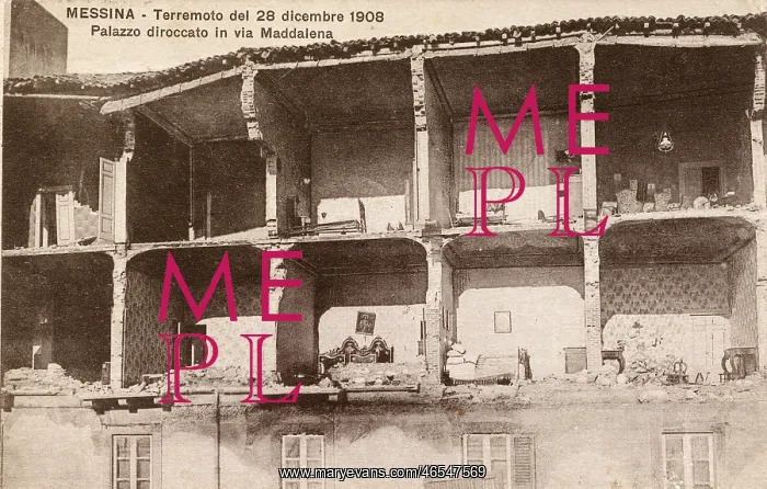 : Earthquake damage - Messina, Italy : Earthquake damage - Messina, Italy