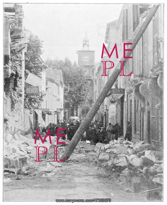 : EARTHQUAKE / PROVENCE / 1909 : EARTHQUAKE / PROVENCE / 1909
