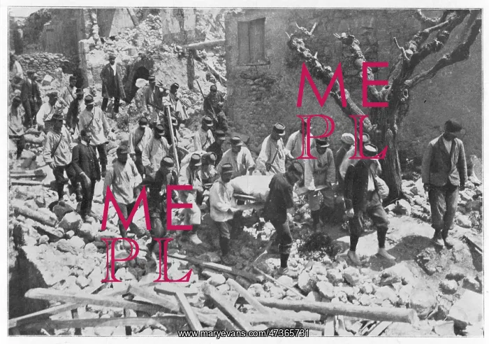 : EARTHQUAKE / PROVENCE / 1909 : EARTHQUAKE / PROVENCE / 1909
