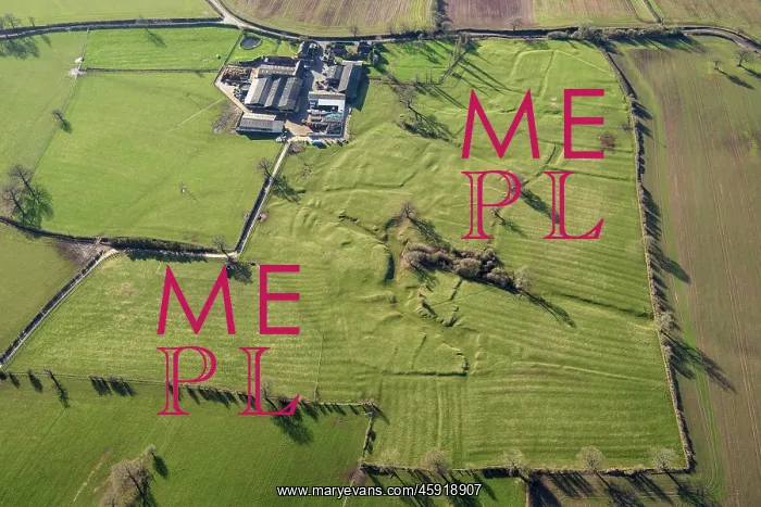 : Earthworks of Alkmonton medieval settlement, Derbyshire : Earthworks of Alkmonton medieval settlement, Derbyshire