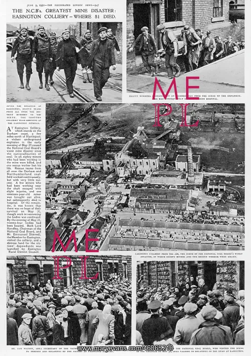 : The Easington Colliery mining disaster : The Easington Colliery mining disaster