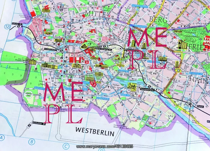 : East Berlin Map 1980 : East Berlin Map 1980