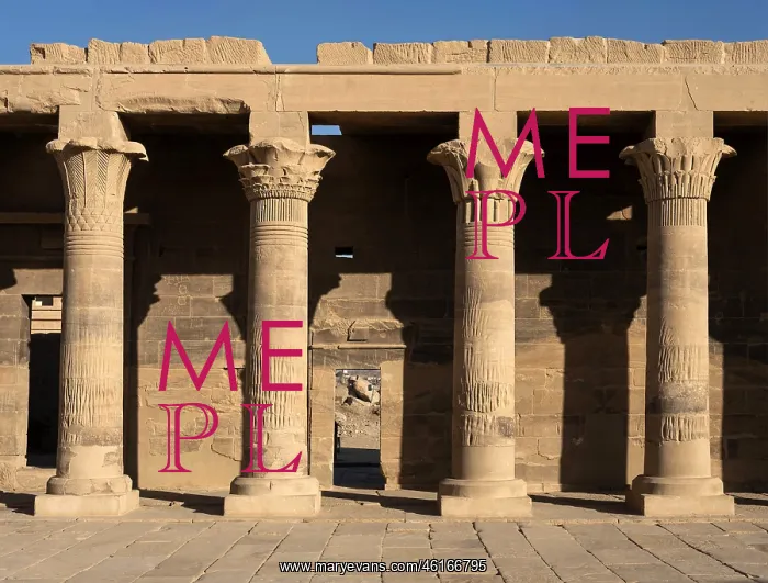 : East colonnade - Temple of Isis - Philae Complex : East colonnade - Temple of Isis - Philae Complex