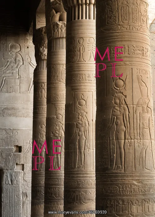 : East colonnade - Temple of Isis - Philae Complex : East colonnade - Temple of Isis - Philae Complex