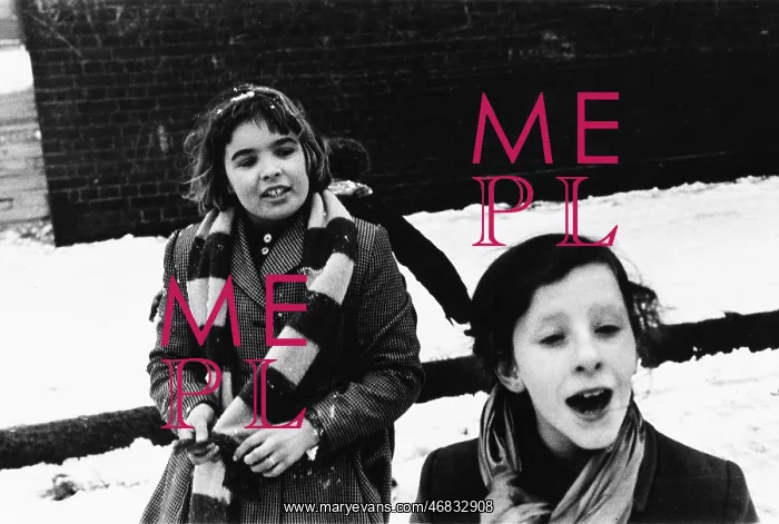 : East End girls in the snow : East End girls in the snow