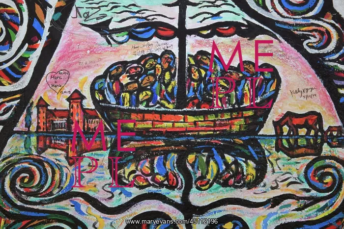 : East Side Gallery, Berlin Wall, Berlin, Germany : East Side Gallery, Berlin Wall, Berlin, Germany