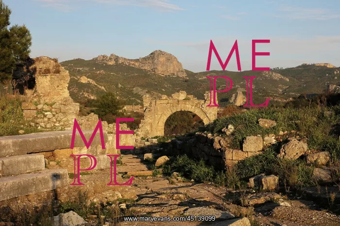 : East Gate, Aspendos, Turkey : East Gate, Aspendos, Turkey
