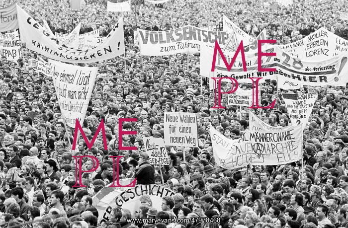 : East German Protesters : East German Protesters