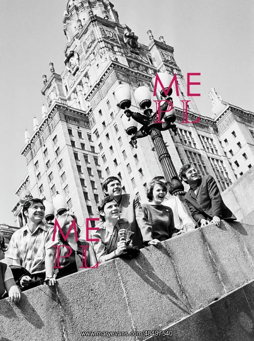 : East German students of Moscow State University : East German students of Moscow State University