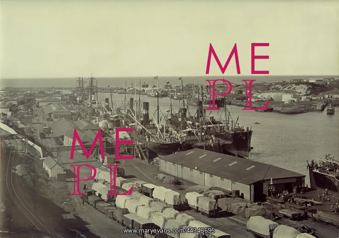 : East London, 1901: harbour : East London, 1901: harbour
