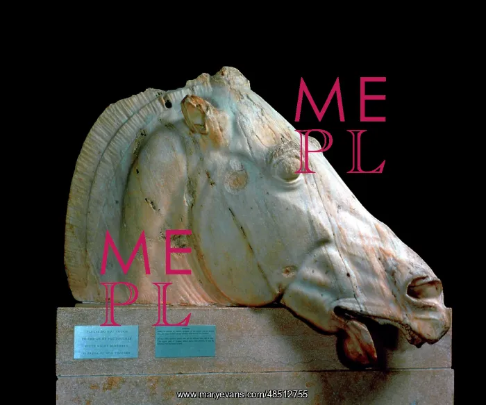 : From the east pediment of the Parthenon, marble : From the east pediment of the Parthenon, marble