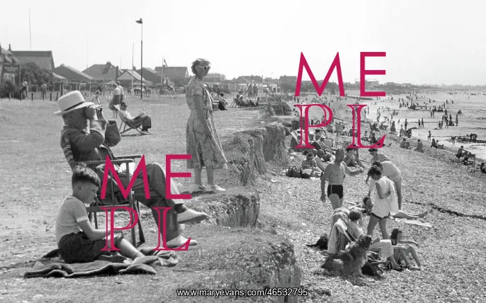  : East Wittering, the Cliffs and Beach c1955