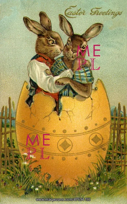  : Easter Bunnies in Eggshell