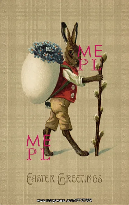  : Easter Bunny with Egg